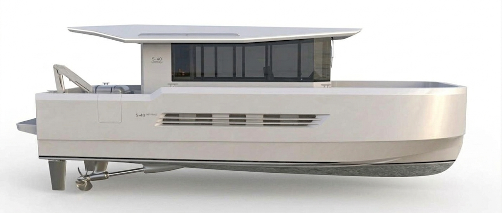 S-40 Hybrid side profile concept rendering